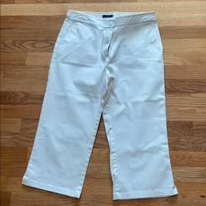 White Capri jeans